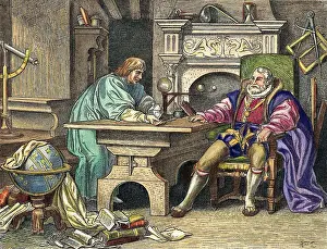 Patience Prints: Johannes Kepler Talking with Rudolph II