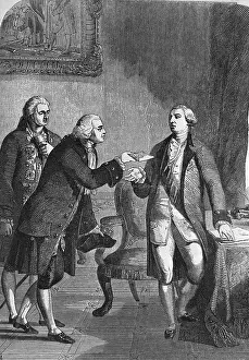 Ambassador Prints: John Adams and King George III