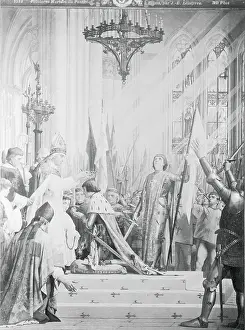 Support Prints: John of Arc Gazing Towards Heaven