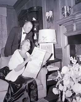 Kelly Sr Prints: John B. Kelly Reading Over Newspaper