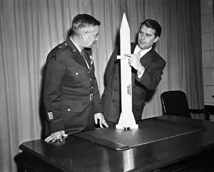 John B. Medaris and Dr. Werhner Von Braun