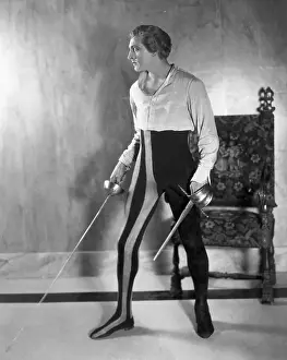 John Barrymore In Scene From Don Juan