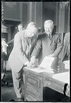 John H Prints: John Bartlett Being Finger Printed by James Boyle