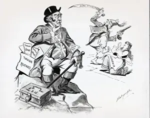 Kurds Prints: John Bulls Dilemma, Lithograph 1895