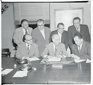Patrick J Prints: John Burke Participating in Strike Negotiations