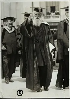 Department Prints: John Burroughs In Academic Robes