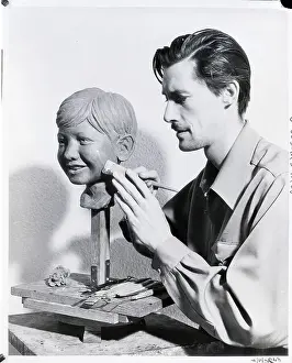 John Carradine, Sculptor