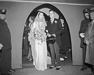 John D Prints: John D. Rockefeller III with His Bride