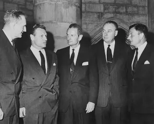 John D Prints: John D. Rockefeller's Five Sons at Memorial Service