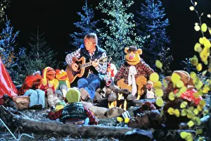 John Denver Playing Guitar with Muppets