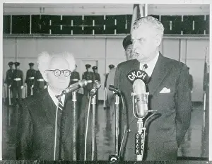 Ottawa Prints: John Diefenbaker with David Ben Gurion
