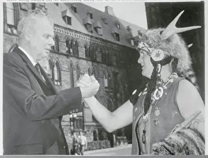 John Diefenbaker Shaking Hands