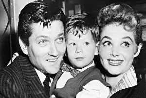 1950s Prints: John Drew Barrymore with Family