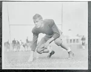 John F. Hutchinson on Football Field