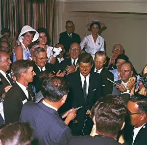 John F. Kennedy and Adlai Stevenson