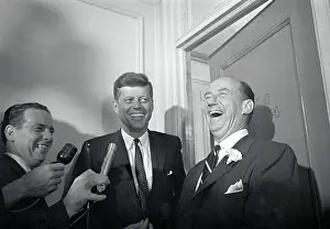 John F. Kennedy with Adlai Stevenson