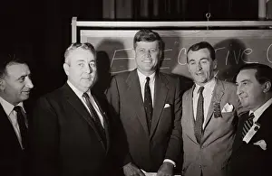 John F. Kennedy Attending a State Labor Convention