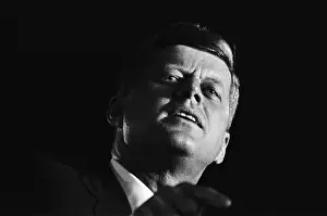 Gestures Prints: John F. Kennedy Campaign Event