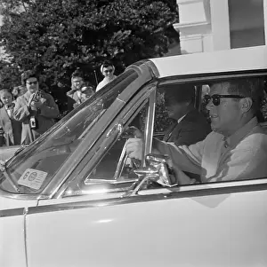 John F. Kennedy in Car