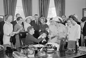 John F Kennedy Celebrating Equal Pay Law