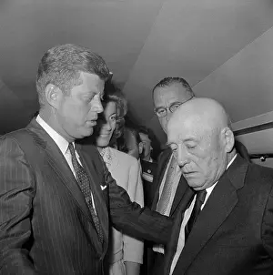 Comforting Prints: John F. Kennedy Comforting Sam Rayburn