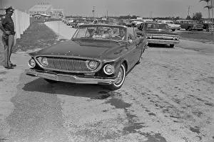 John F. Kennedy Driving His Father and Others to Airport