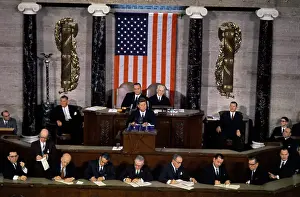 John F. Kennedy Giving the State of the Union