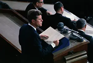 John F. Kennedy Giving the State of the Union
