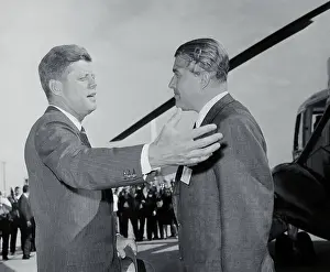 John F. Kennedy Greeting Dr. Wernher Von Braun