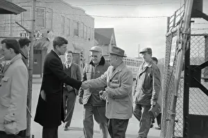 1960 Us Presidential Election Prints: John F. Kennedy Greeting Fan