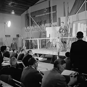 Floodlight Prints: John F. Kennedy Holding First Press Conference