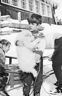 Brother Prints: John F. Kennedy Jr. Holding a Puppy