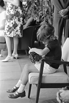 John F. Kennedy Jr. Playing With a Toy Car