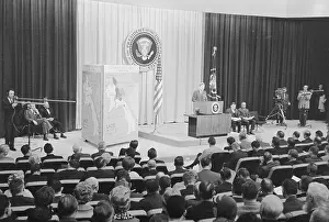 John F. Kennedy at News Conference
