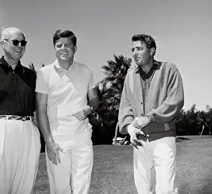 John F. Kennedy Playing Golf