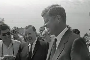 John F. Kennedy with Press Members