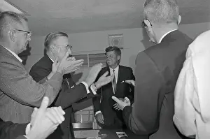 Applauding Prints: John F. Kennedy During Speech