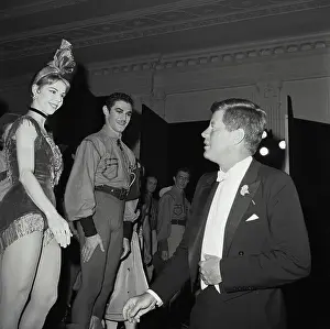 John F. Kennedy Talking to Salie Wilson and Bruce Mark