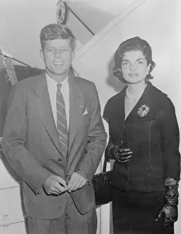 Elegance Endures: The Jacqueline Kennedy Onassis Legacy: John F Kennedy with Wife Jackie Kennedy