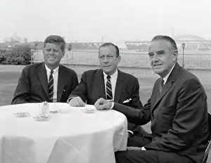 Robert F Prints: John Fitzgerald Kennedy Meeting with New York Politicians