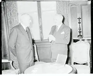 John Foster Dulles and Christian Pineau
