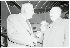 John Foster Dulles Speaking With Konrad Adenauer