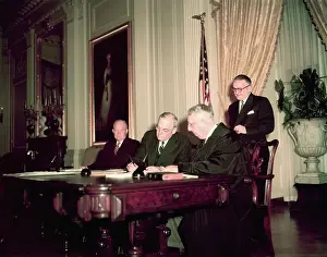 John Foster Being Sworn into Office