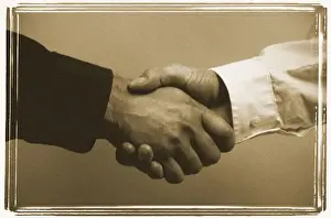 Prints of John Foxx, business, couple, edge, grain, grainy, greeting, handshake, h, Vintage Black and White, 71077434 Stockbyte Prints: John Foxx, business, couple, edge, grain, grainy, greeting, handshake, horizontal