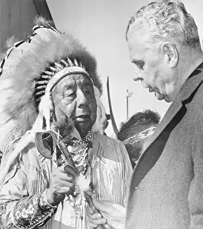 John G. Diefenbaker and Chief Split Water