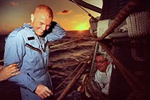 Destroyer Prints: John Glenn Aboard USS NOA