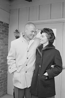 John Glenn Hugging Mrs. Glenn