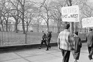 John Glenn Passes Ban The Bomb Pickets