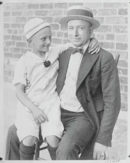 Fatherhood Prints: John Gorecki Holding His Young Son