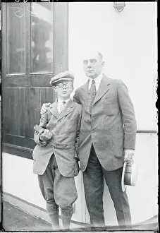 John Harmon and Son Aboard Boat